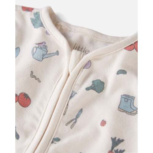 Baby Cotton Sleep & Play Pajamas - Double zip
