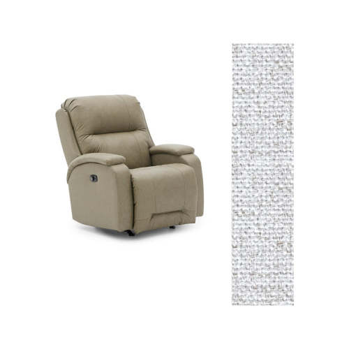 Storytime by Best Chairs Maverly Power Cozzia Swivel Glider Recliner W/ Heat & Massage | Bambi Baby