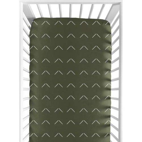 Arrow Fitted Crib Sheet