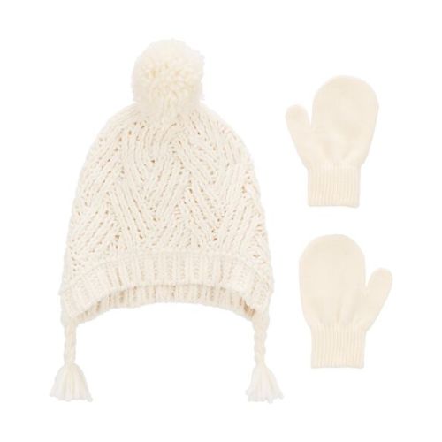 Baby 2-Pack Pom Hat & Mittens Set - Carter's | Carter's