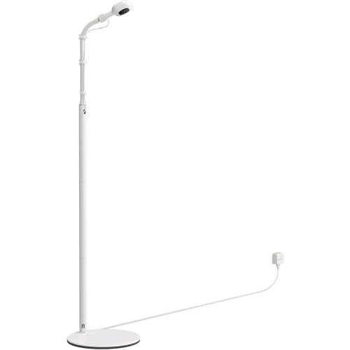 Upgraded Nanit Floor Stand, Heavy-Duty Nanit Pro Baby Monitor Stand Adjustable Gooseneck Holder Compatibility for Nanit Pro/Plus/Original Cameras, No Tools or Wall Damage (Camera Not Included)
