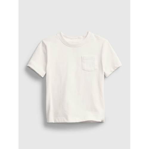 Toddler Mix and Match Pocket T-Shirt in white, size: 12-18M