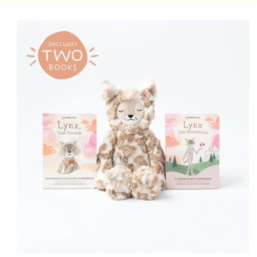 Lynx Stuffed Animal & Books on Self-Expression | Slumberkins