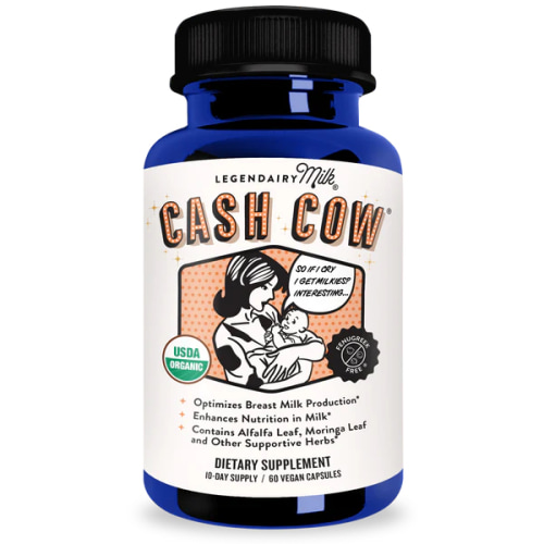 Cash Cow | Breast Milk Supplement for Milk Production & Nutrition | Legendairy Milk
