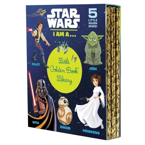 Star Wars: I Am a...Little Golden Book Library -- 5 Little Golden Books: I Am a Pilot; I Am a Jedi; I Am a Sith; I Am a Droid; I Am a Princess