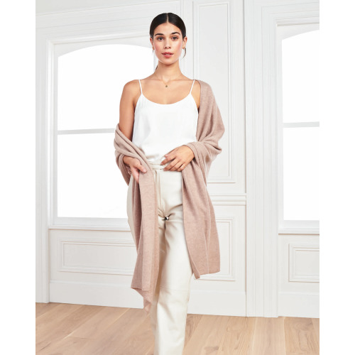 Cashmere Wrap | Quince in Oatmeal