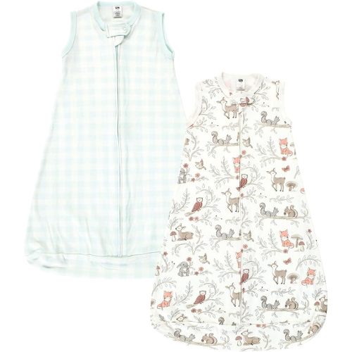 3-9 mo. Hudson Baby Unisex Baby Cotton sleeveless Wearable Sleeping Bag, Sack, Blanket