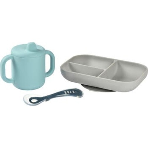 Sips & Bites 3-Piece Silicone Feeding Set