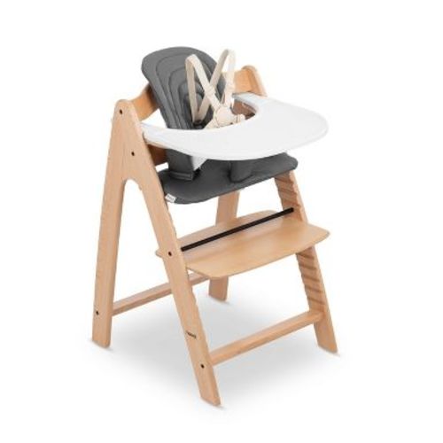 Hauck Arketa High Chair and Cushion - Beech