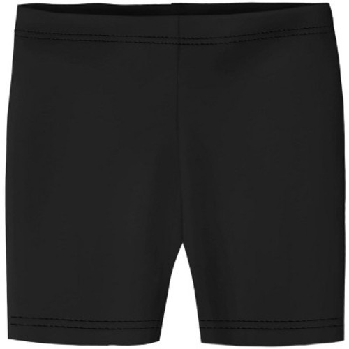 City Threads USA-Made 100% Cotton Girls Soft Bike Shorts, Color: Black, Size: 9-12m