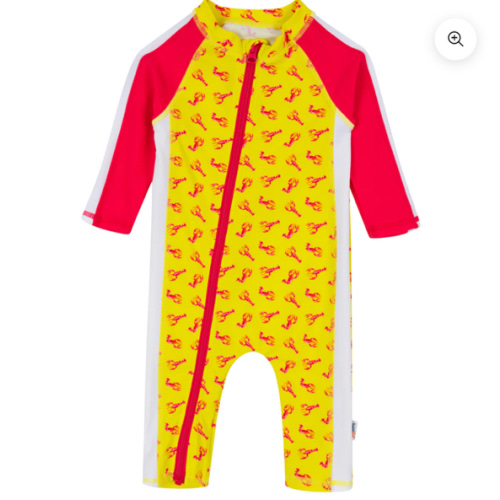 Sunsuit - Long Sleeve Romper Swimsuit | "Lobster"
