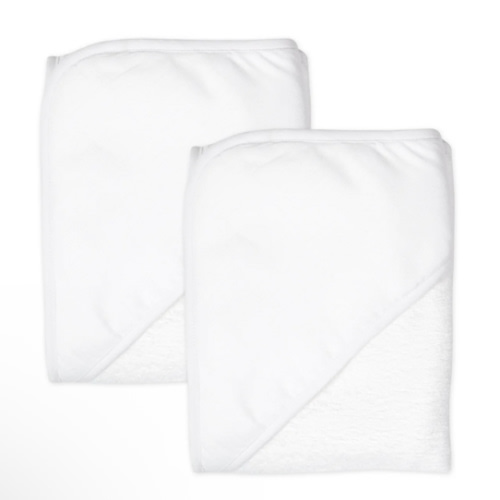 2-Pack Organic Cotton Hooded Towels, Rose Blossom | Honest Baby Clothing