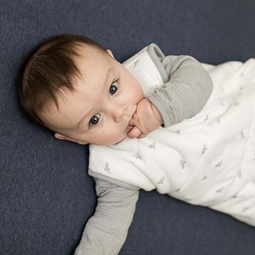 Burt's Bees Baby Essential Organic Cotton Fitted Crib Sheet, Breathable for Boy Girl Standard Crib & Toddler Mattresses