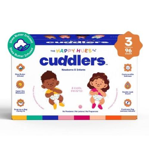 Happy Hues Cuddlers Disposable Diapers
