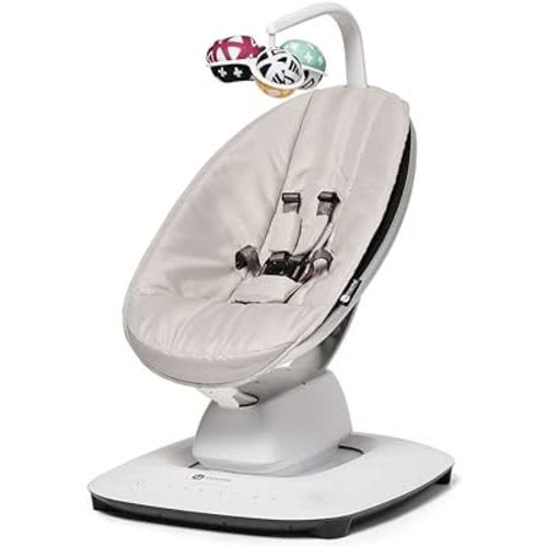 4moms MamaRoo Multi-Motion Baby Swing, Bluetooth Enabled with 5 Unique Motions, Grey