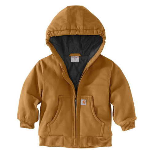 18 Mos. Carhartt Infant Boys' Insulated Hooded Canvas Jacket | Boot Barn