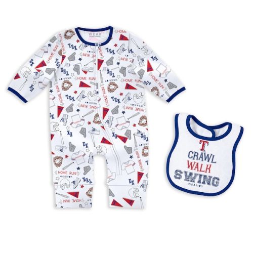 Texas Rangers WEAR by Erin Andrews Newborn & Infant Sleep & Play Set