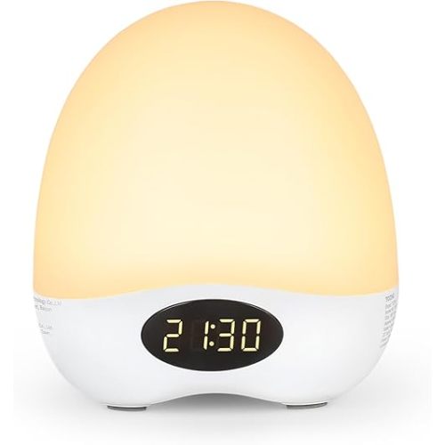 Portable Night Light for Kids Babies,Egg Light for Nursery for Breastfeeding,Dimmable Baby Night Light with Timer & RGB,Safe & Harmless,Protects Baby’s Eyes for Night Feeding