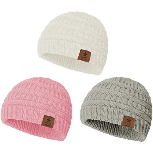 Zando Baby Beanies Infant Toddler Winter Hat Soft Warm Knit Hats Caps for Boys