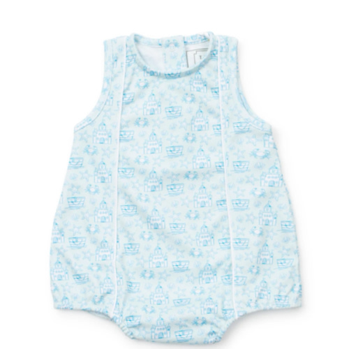 Reid Bubble- Sandcastles Blue – Smock Candy
