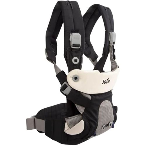 Joie Savvy Baby Carrier – Ergonomic, Adjustable Baby Carrier with 4 Carry Positions, Padded Shoulder Straps and Lumbar Support (Blackpepper)