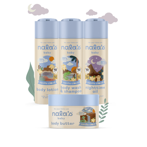 Nala's Baby Vanilla Cloud Complete Bundle (4x 200ml)