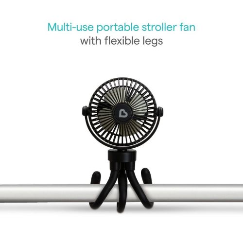 Munchkin Stroller Fan - Portable Baby Cooling System with LED Lights