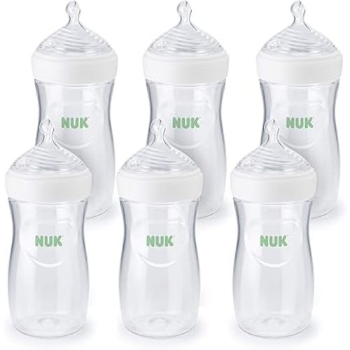 NUK Simply Natural Baby Bottle with SafeTemp