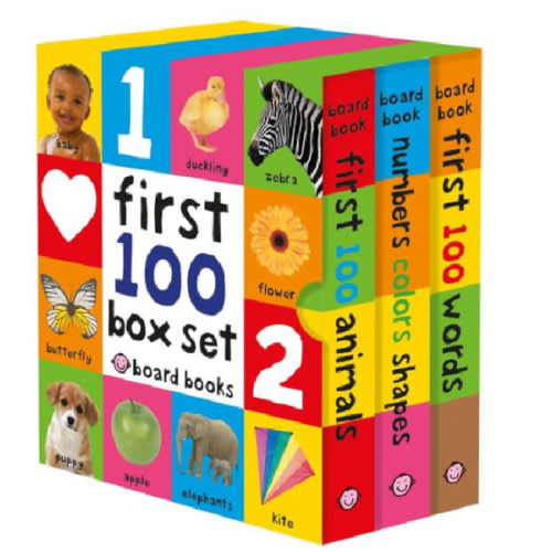 First 100 Board Book Box Set (3 books) by Roger Priddy, Hardcover | Barnes & Noble®