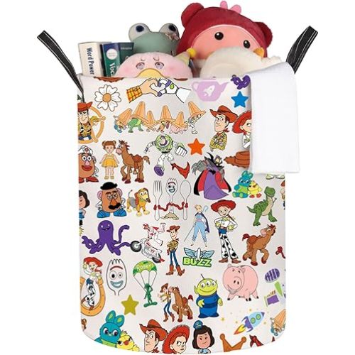 JNIAP Cartoon Movie Laundry Baskets Cartoon Lover Gifts Cartoon Characters Storage Basket(buz LB)