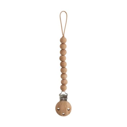 Silicone Pacifier Clip | Hera Faux Wood One Size