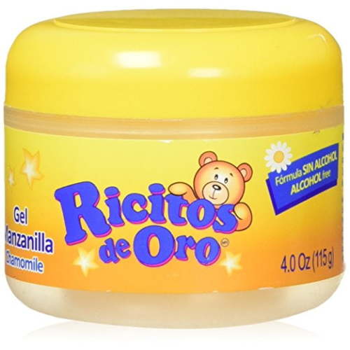 Ricitos De Oro Chamomile Baby Styling Gel Natural, Alcohol-Free, Non-Greasy, Non-Sticky, for Daily Use, 5oz
