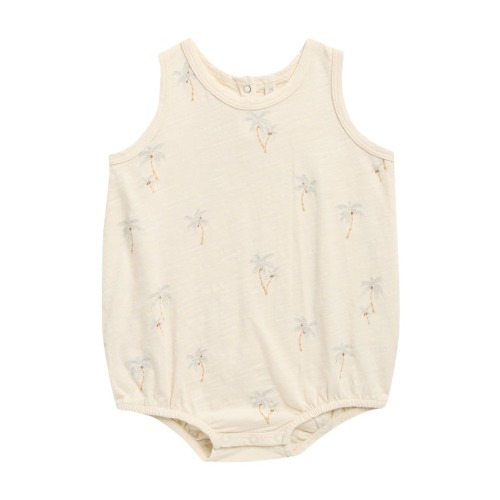 Palm Print Cotton Bodysuit
