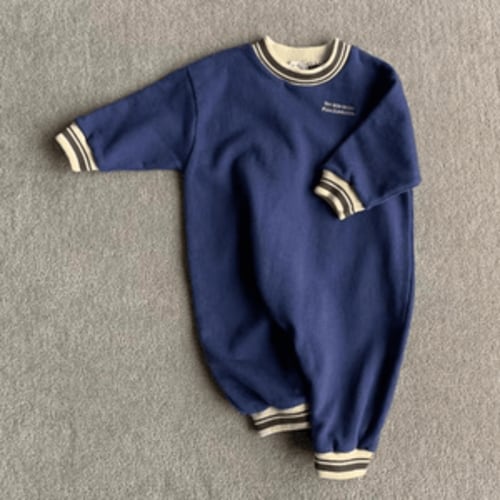 Little Contrast Trim Jumpsuit – Teeny Mini Me