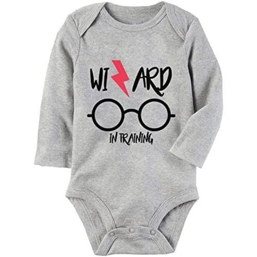 Wizard in Training Baby Bodysuit Girl boy Infant Toddler Organic Clothes Creeper