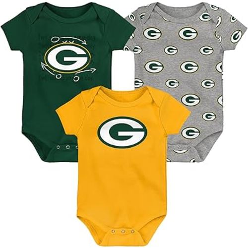 Outerstuff Newborn & Infant NFL Team Starter 3-Pack Bodysuit Set