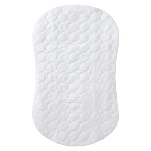 HALO BassiNest Protective Waterproof Cover for Bassinet Pad, White