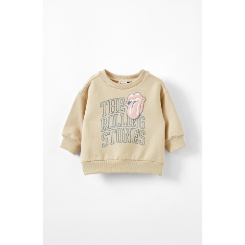Alma Drop Shoulder Sweater Lcn, 6-12M