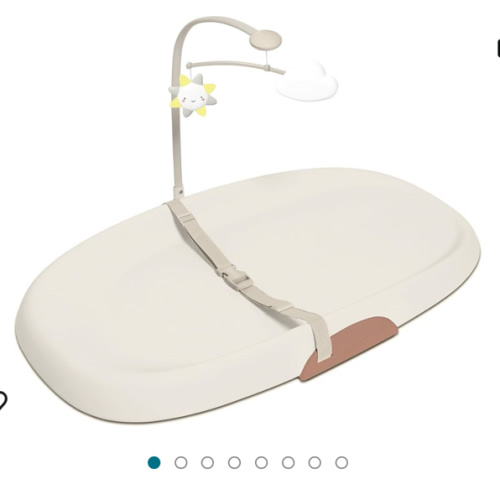 Skip Hop Nursery Style Wipe-Clean Changing Pad - Oat