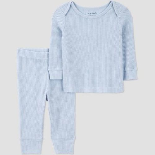 Carter's Just One You® Baby Thermal Sweatshirt and Jogger Pants Set - Light Blue