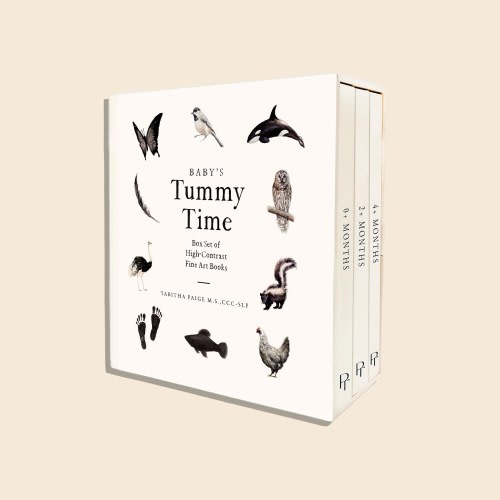 Tummy Time Box Set: A 3-Book Box Set of High-Contrast Art for Visual Stimulation at Tummy Time