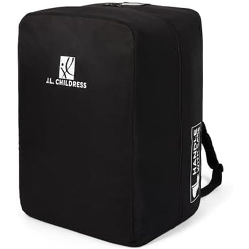 J.L. Childress Elite Travel Bag for Doona and Evenflo Shyft – AirTag Holder - Fits Car Seat Stroller Combos and most Infant Car Seats with Base - Backpack Straps – Airplane Travel with Baby