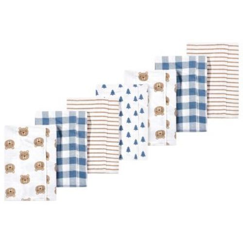 Luvable Friends Hudson Baby Flannel Burp Cloths 7pk