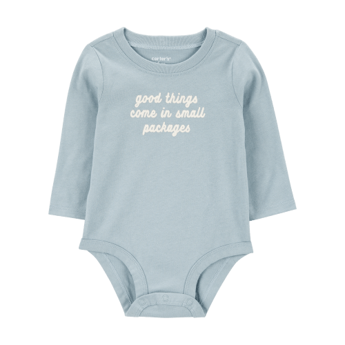 Baby Good Things Come In Small Packages Long-Sleeve Bodysuit - Carter's | Carter's