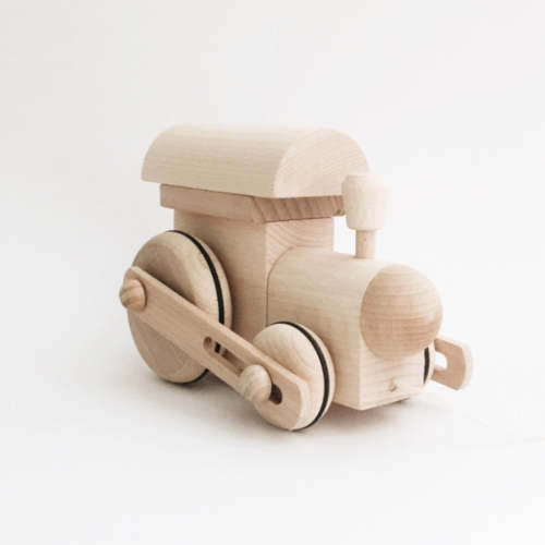 Wooden Pull-Along Train