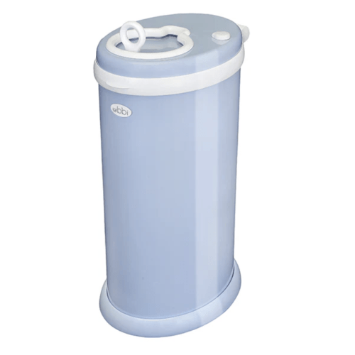 Ubbi Stainless Steel Diaper Pail - Cloud Blue