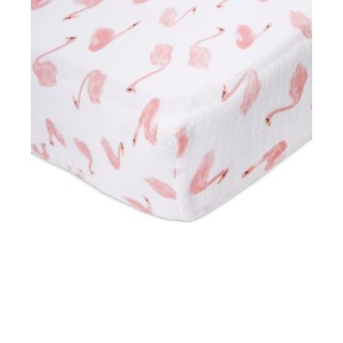 Baby Girls Briar Rose Printed Crib Sheet