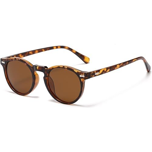 Gleyemor Kids Polarized Cute Round Sunglasses for Kids Girls Boys Age 3-8