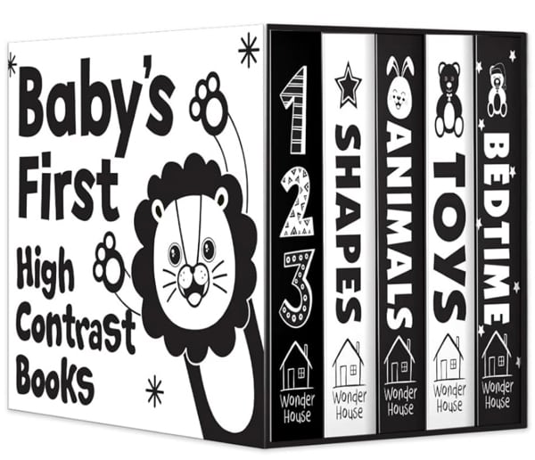 Baby’s First High-Contrast Books: Boxed Set (High Contrast Board Books)
