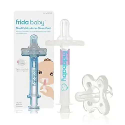 Frida Baby Medicine Pacifier Syringe, Accu-Dose Paci, Medi Frida Dispenser for Mess & Fuss Free Use, Made in USA